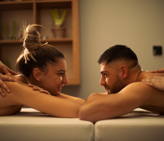 Couple Getting Massage